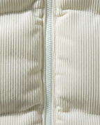 Cord-Steppweste mit Stehkragen